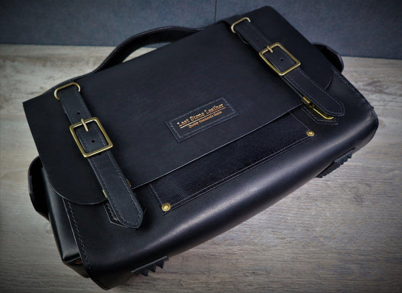 Premium Executive Messenger Bag Last Stone Leather